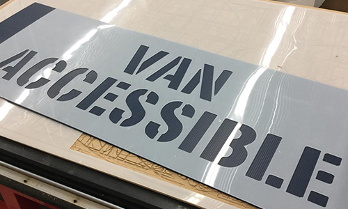 CNC Sign Sample